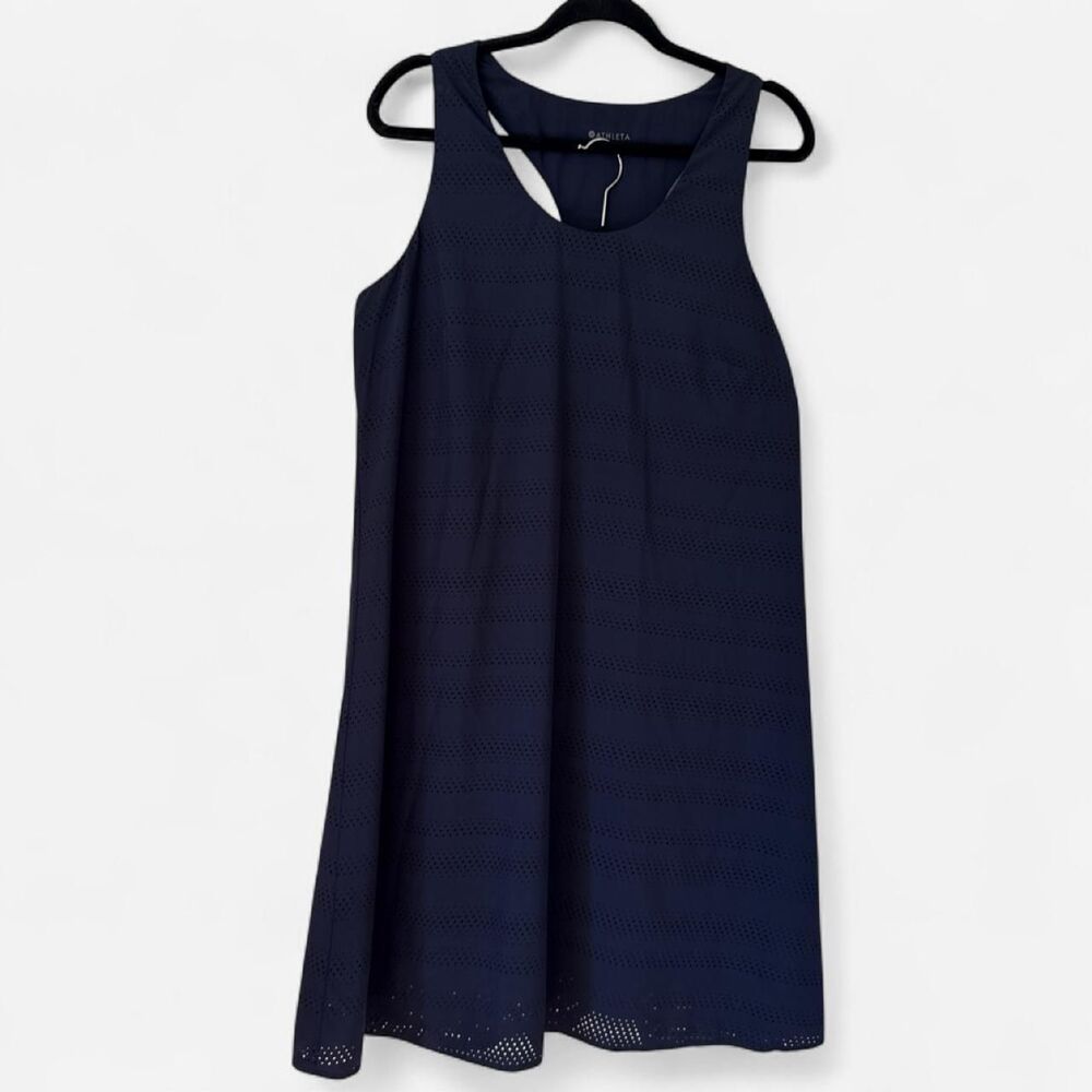 Athleta Women's Navy and Blue Dress